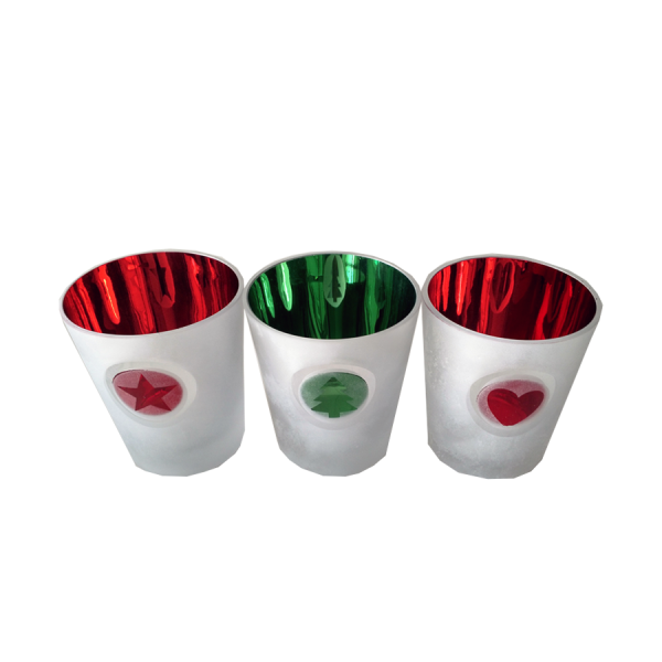 Theelichthouder Set Kerst 3-delig