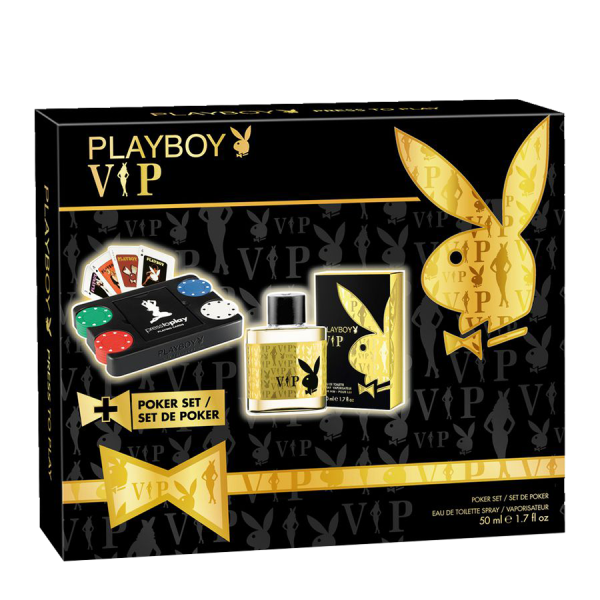 Playboy Geschenkset VIP 50ml Inclusief Pokerset