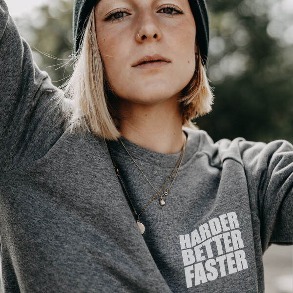 Zena Sweater HBF Mid Heather Grey S