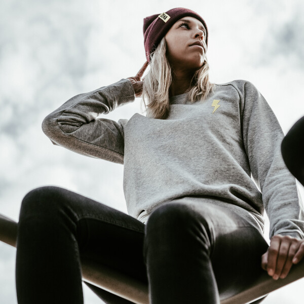 Zena Sweater Flash Heather Grey L