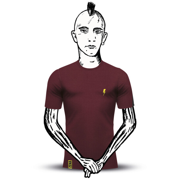 Zena T-shirt Flash Burgundy L
