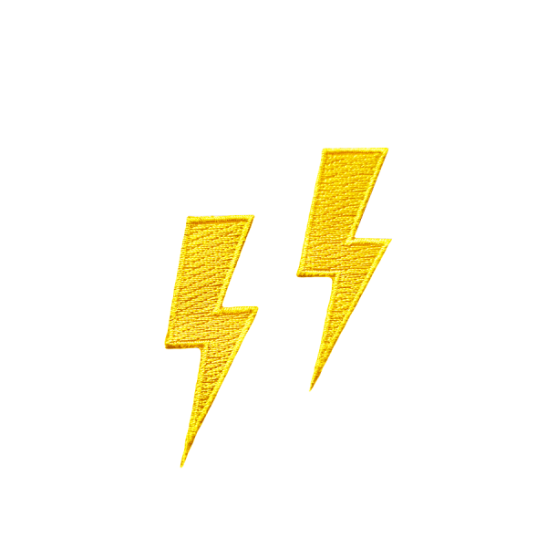 Zena Patch Bliksem 2 stuks