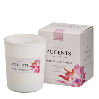 Bolsius Geurglas Accents Bubbles & Blessings 92/76mm
