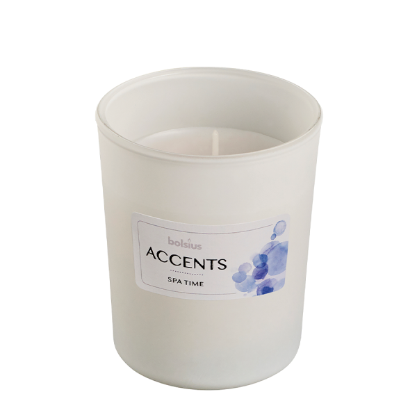 Bolsius Geurglas Accents Spa Time 92/76mm