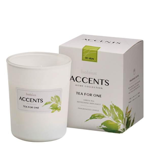 Bolsius Geurglas Accents Tea For One 92/76mm