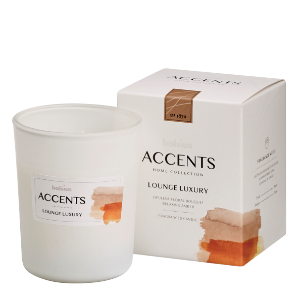 Bolsius Geurglas Accents Lounge Luxury 92/76mm