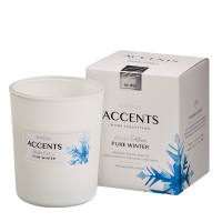Bolsius Geurglas Accents Pure Winter 92/76mm