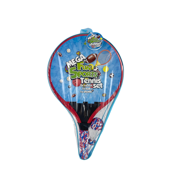 Fun Sports Mega Tennis Set Rood 4-Delig